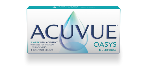 عدسات اويسيس Acuvue Oasys Multifocal متعددة البؤر...