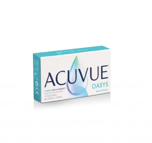 عدسات اويسيس Acuvue Oasys Multifocal متعددة البؤر...