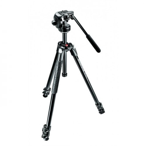 Manfrotto 290 Xtra Alu 3-Section Tripod Kit With 1...