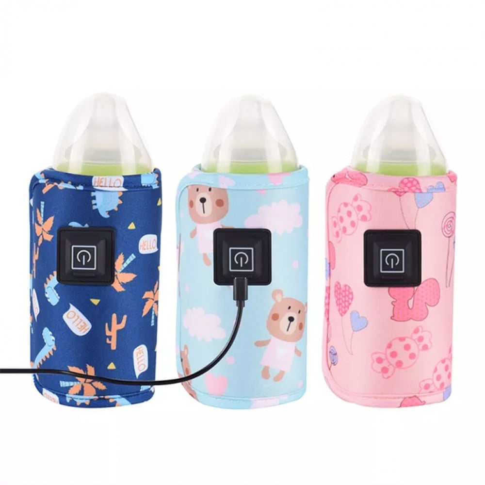 nød plus Bule Travel Milk Bottle Warmer - USB Powered - متجر my little bear لجميع  مستلزمات الطفل