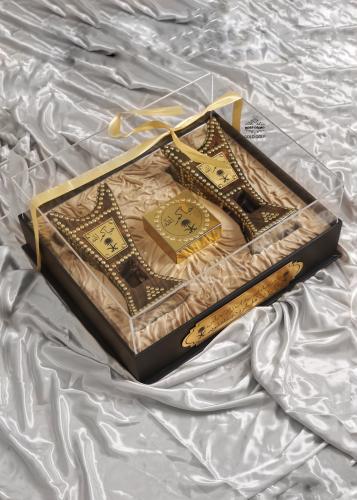 طقم مبخرتين حائلي لون أسود