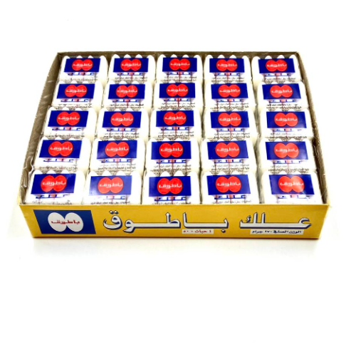 علك باطوق حار ابيض