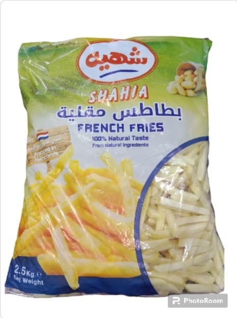 بطاطس قلي شهيـة 2.5كيلو