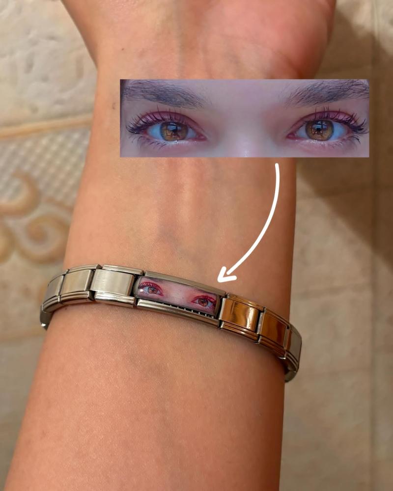 أسوارة بحفر وطباعة صورة عيون