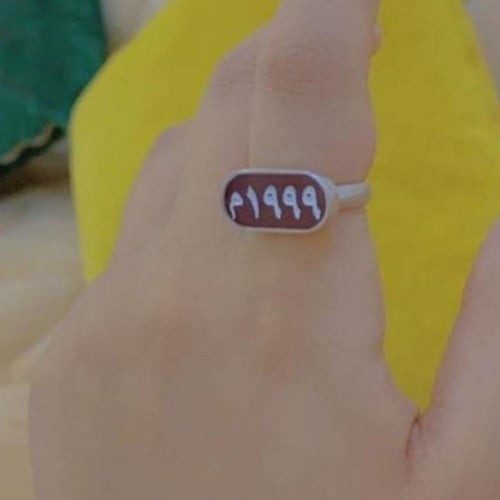 خاتم تاريخ فضة عيار 925
