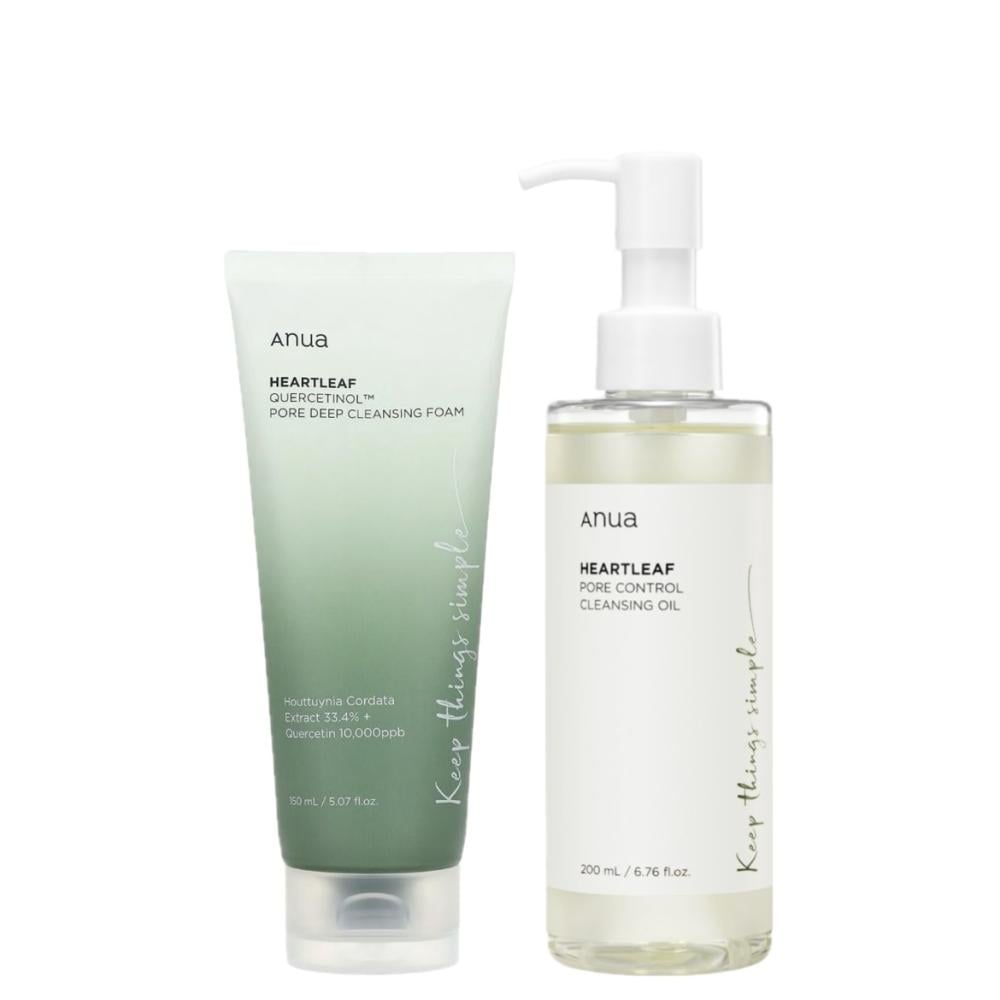 سيت انوا الغسول المزدوج -anua double cleansing set