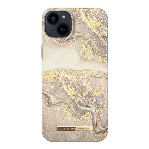 iDeal of Sweden Case for iPhone 14 Max Marble Gold - Electron