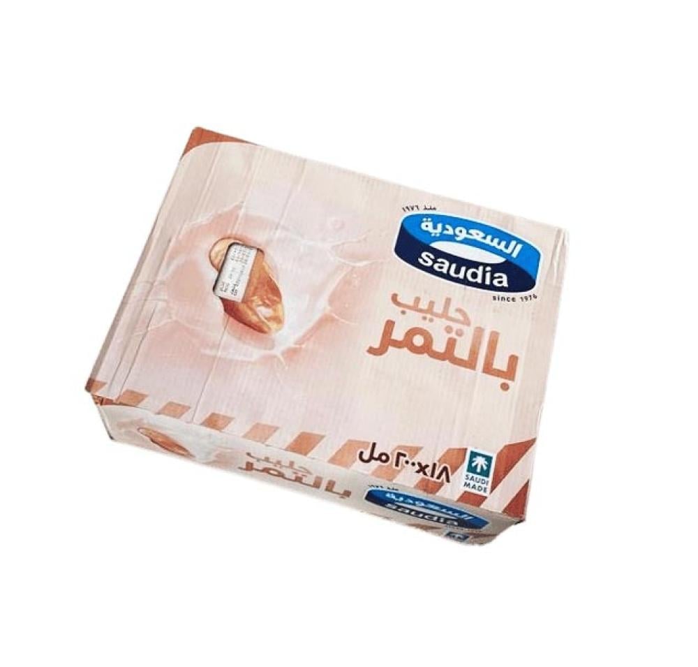 حليب بالتمر طويل الاجل السعودية  200مل *18