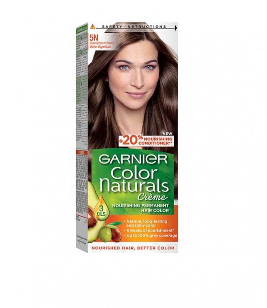 Garnier Hair Dye 5N Natural Medium Brown - Abyati Stores