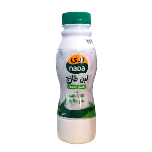 لبن كامل الدسم ندى 360 مل