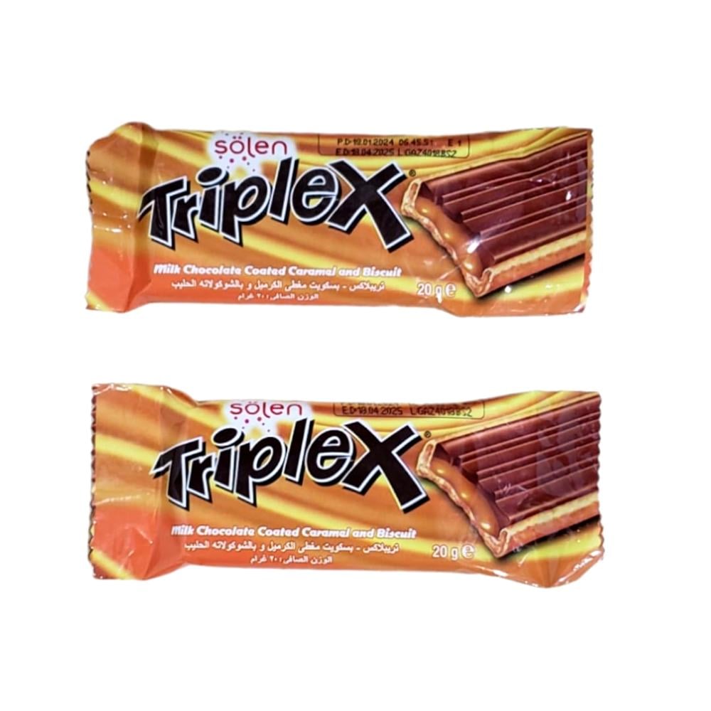 بسكويت تربلكس بالكراميل -20 جرام -2 حبة