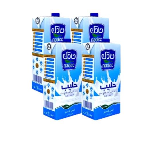 حليب نادك طويل الأجل كامل الدسم ربطة - 1لتر