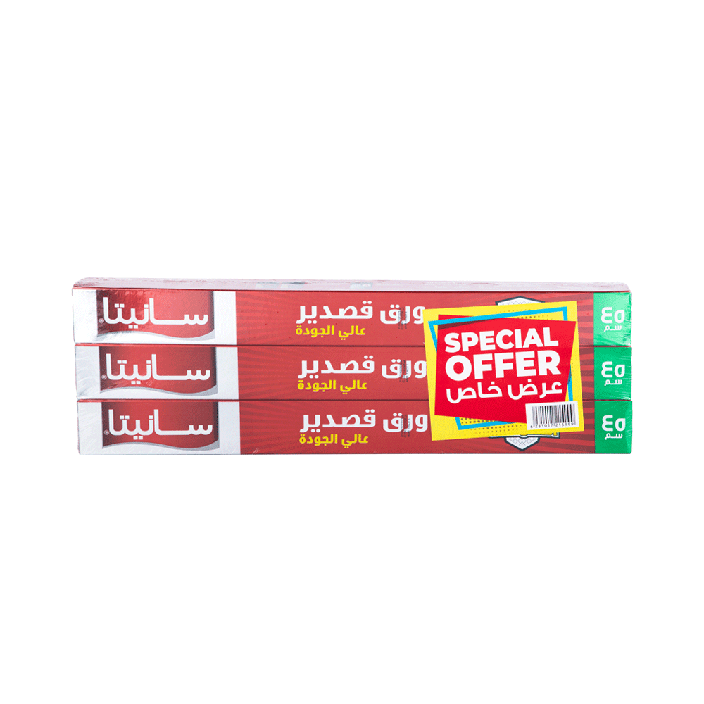 سانيتا ورق قصدير عالى الجودة 3×45سم