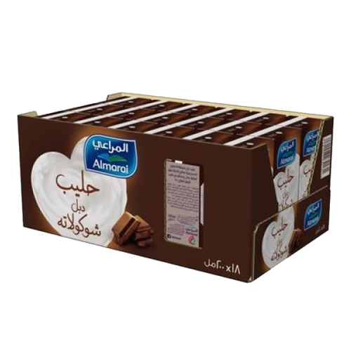 المراعي - حليب دبل شوكولاتة 18×200مل