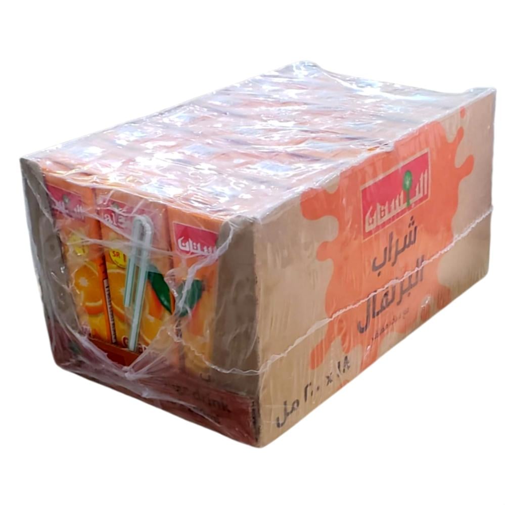 شراب برتقال البستان 18*200 مل