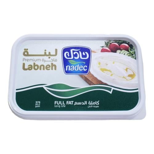لبـنة طـازجة كـاملة الدسم نـادك 375 جرام