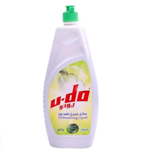 سائل غسيل الصحون بالتفا ح يودو 1 لتر