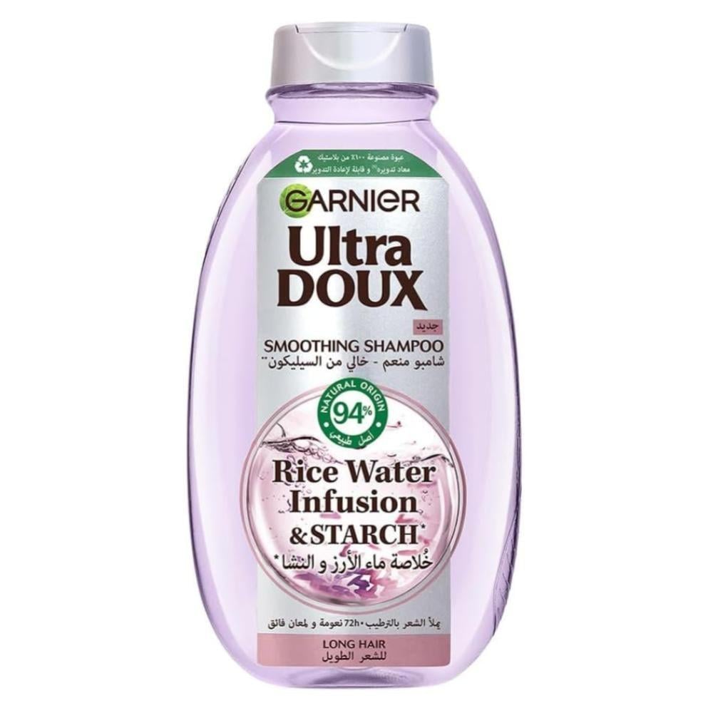 شامبو شعر غارنييه الترا دوكس بخلاصة ماء الأرز والنشا  400 مل