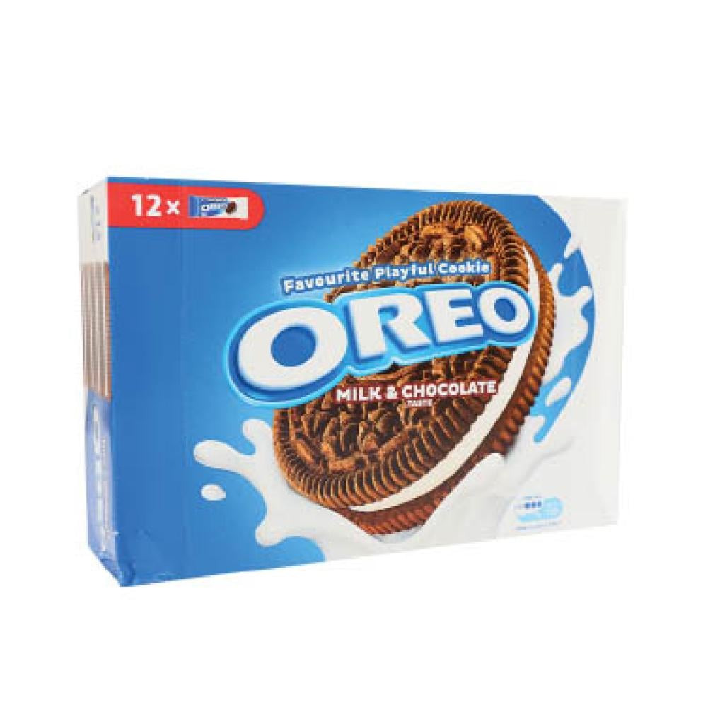 أوريو - كوكيز بطعم الحليب والشوكولاتة، 36.8جرام ×12