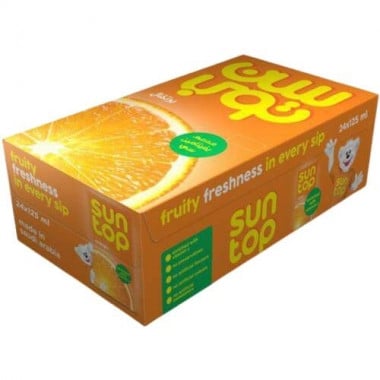 كرتون سن توب برتقال 30 *125 مل