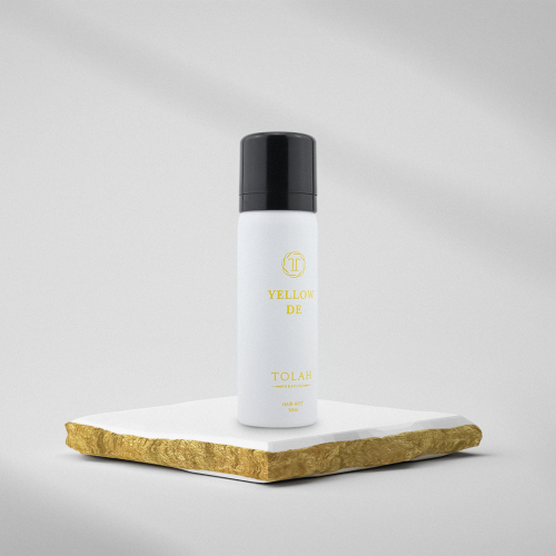 عطر تولة الاصفر للشعر