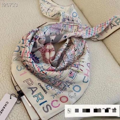 شال شانيل حرير ماستر شامل الملحقات