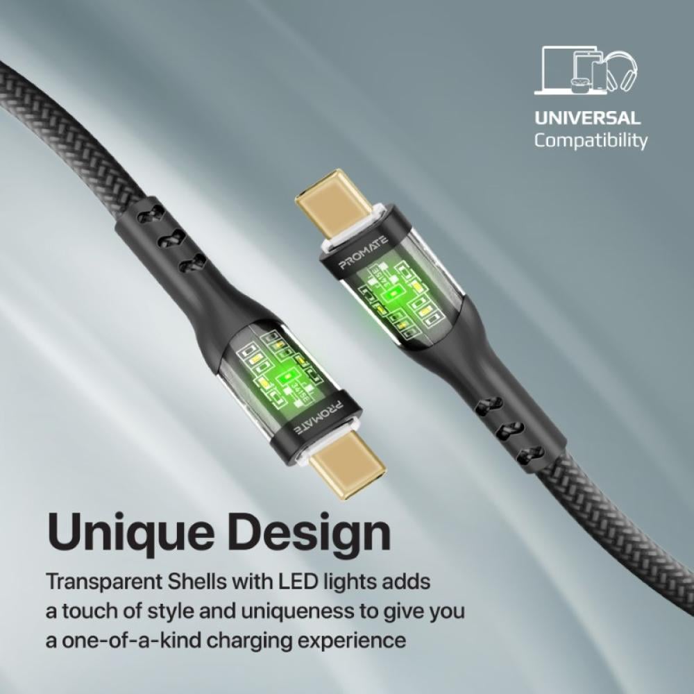 كيبل شحن USB-C تايب سي فائق السرعة   TransLine-CC