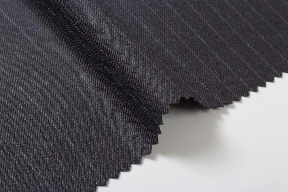 Men's winter fabric, classic striped, cement color