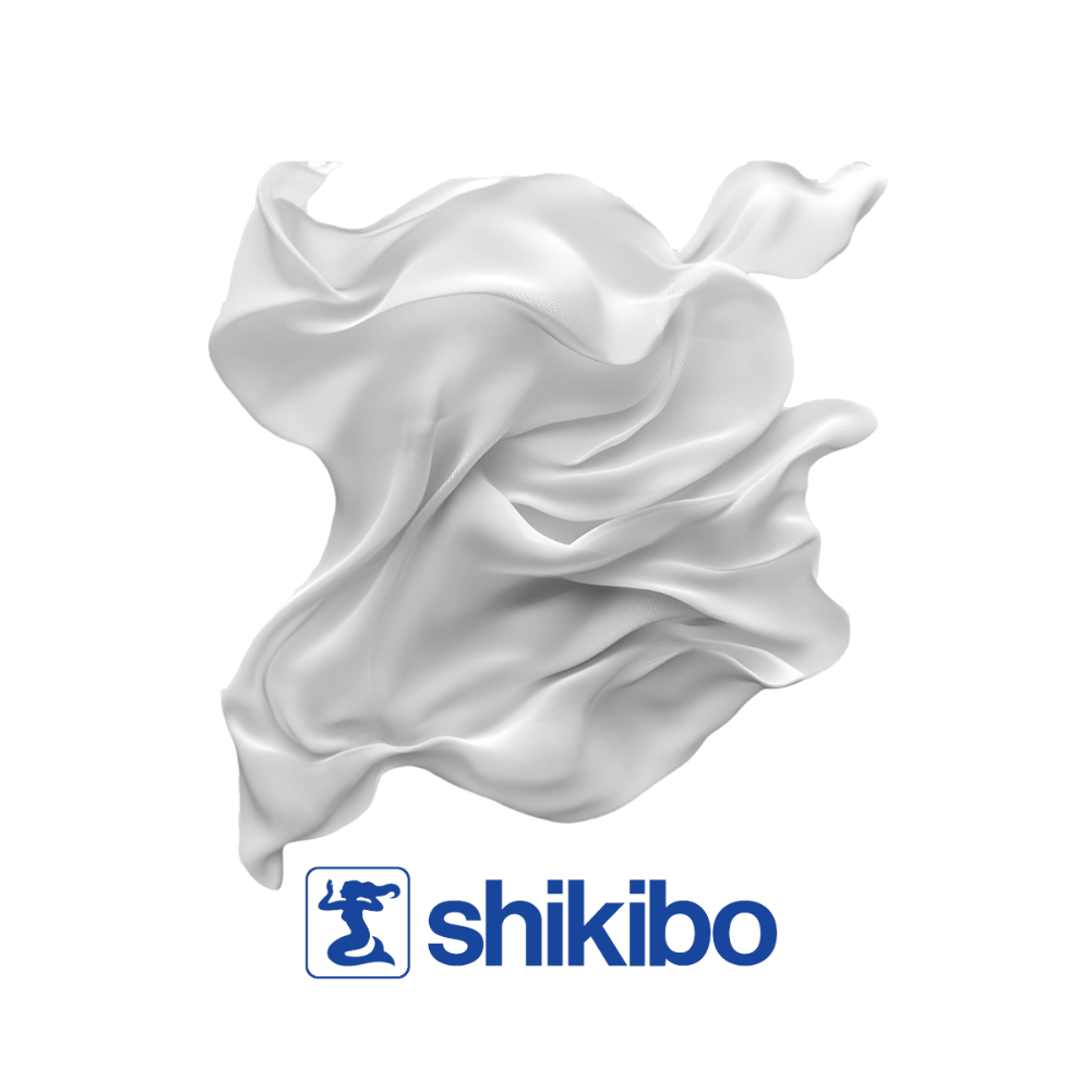 قطعة قماش ياباني شيكيبو نص واقف أبيض