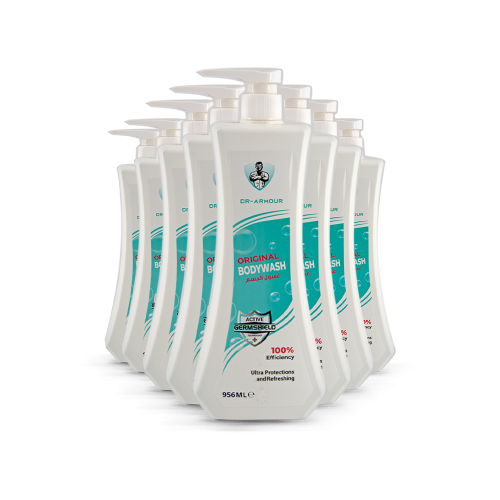 غسول الجسم المضاد للبكتيريا 956 مل | 8 عبوات