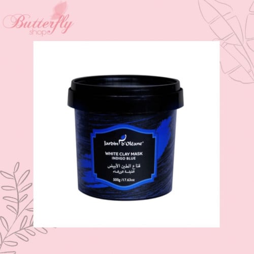 قناع الطين الأبيض بالنيلة الزرقاء من جاردن أوليان