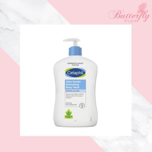 غسول الجسم المنعش ultra gentle - 1 لتر