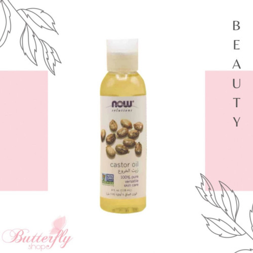 زيت الخروع نقي 118 مل من ناو Now