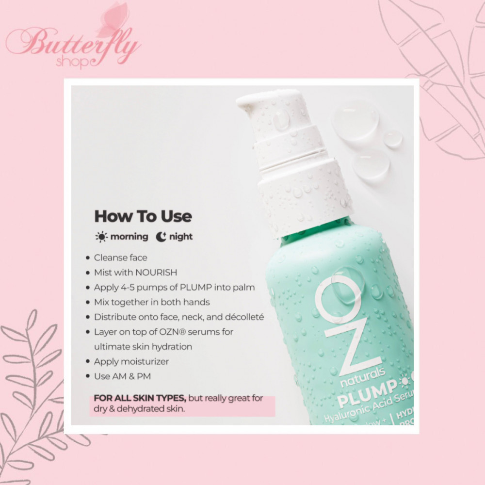 سيروم الهالورنيك من اوز ناتشيورال OZ Naturals
