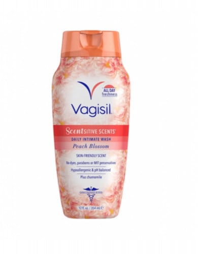 غسول يومي للمنطقة الحساسة برائحة الخوخ من فيغاسل