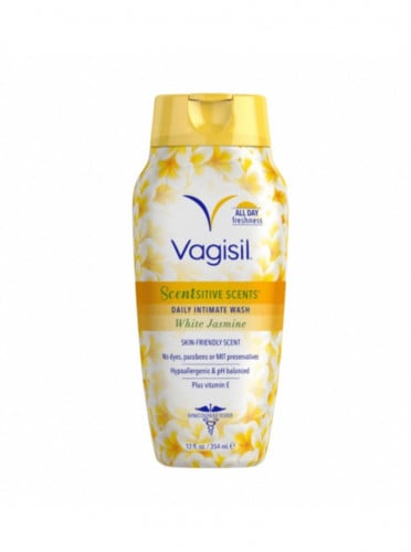 غسول يومي للمنطقة الحساسة برائحة الياسمين الأبيض من فيغاسيل