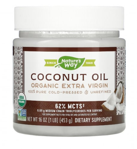 زيت جوز الهند العضوي - 448غ من نيتشرز واي natural’s way