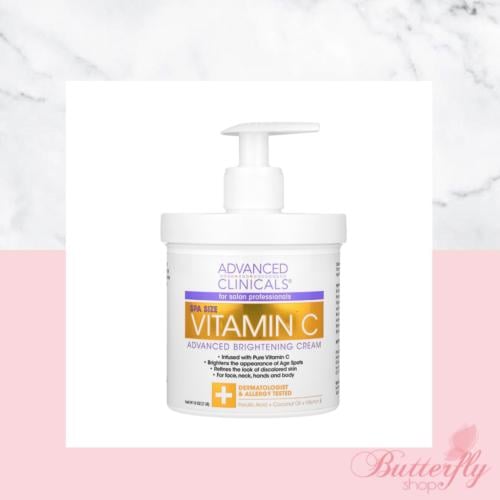 كريم التفتيح المطور بفيتامين سي من ادفانسيد كلينيكالز