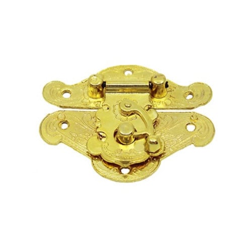 قفل علبة لون ذهبي