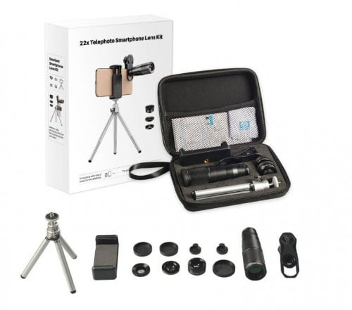 طقم عدسات للهواتف الذكية 6 في 1