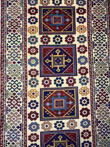 سجاد صوف مصنوع يدوياً مقاس 226*080 سم - M112