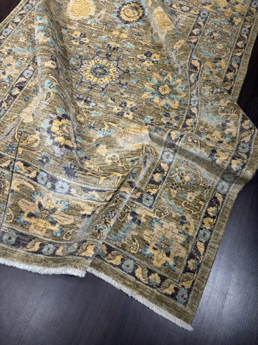 سجاد صوف مصنوع يدوياً مقاس: 151*190 سم - f64