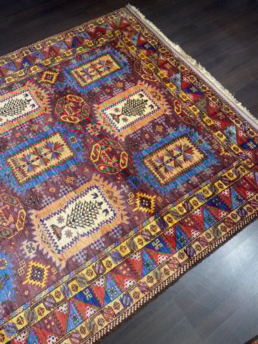 سجاد صوف مصنوع يدوياً مقاس 184*255 سم - G201