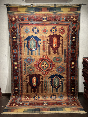 سجاد صوف مصنوع يدوياً مقاس 185*300 سم - G136