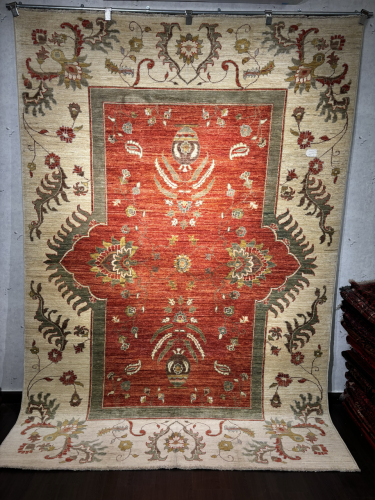 سجاد صوف مصنوع يدوياً مقاس 294*202 سم - F148