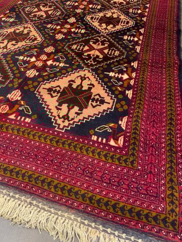 سجاد صوف مصنوع يدوياً مقاس: 120*200 سم - R18