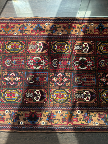 سجاد صوف مصنوع يدوياً مقاس 097*160 سم - G111