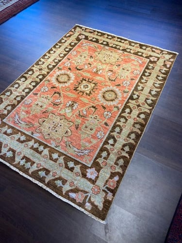 سجاد صوف مصنوع يدوياً مقاس: 125*175  سم - F28