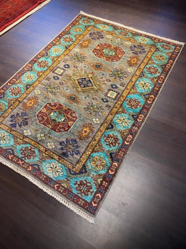 سجاد صوف مصنوع يدوياً مقاس 180*123 سم - F48