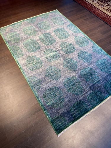 سجاد صوف مصنوع يدوياً مقاس: 122*190 سم - F31